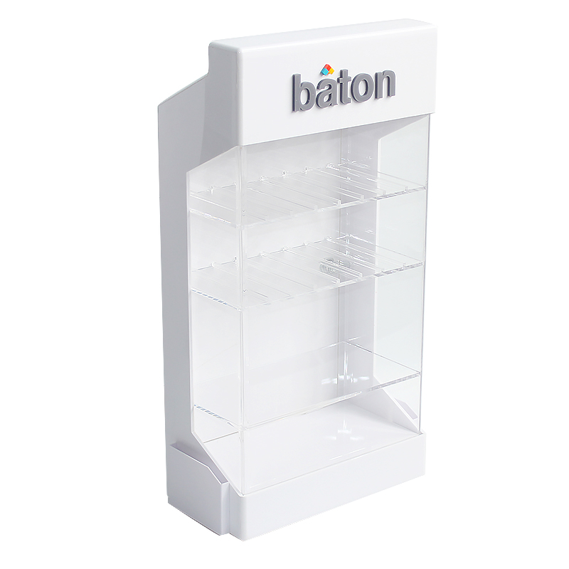 Baton Acrylic Lockable Retail Display Stand - Customizable Merchandise ...