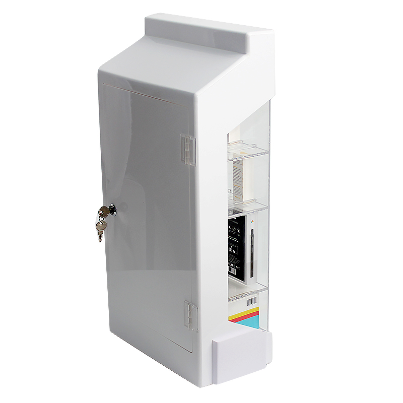 Baton Acrylic Lockable Retail Display Stand - Customizable Merchandise ...